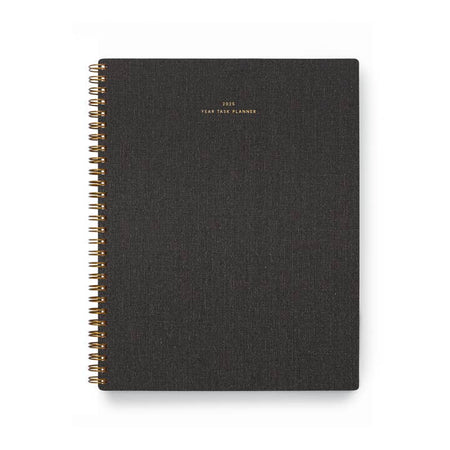 2025 Calendar Year Task Planner | Charcoal Gray