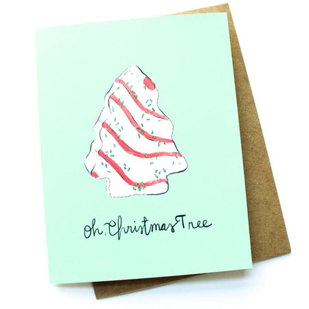 Oh Christmas Tree Cake Card