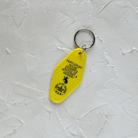 Hogwart's House Hufflepuff Motel Key Fob