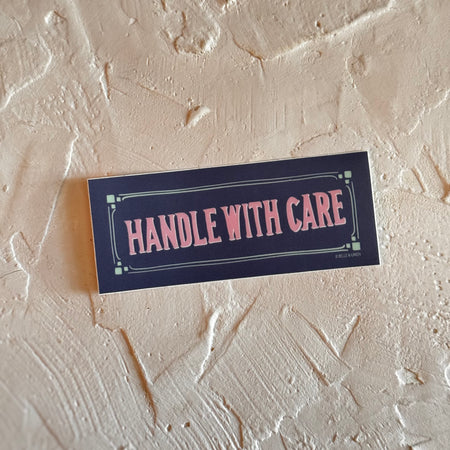 Handle With Care shipping label sticker