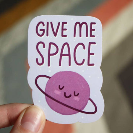 Give Me Space Planet Sticker