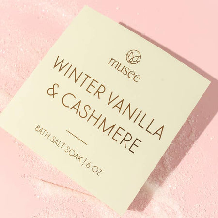 Winter Vanilla & Cashmere Bath Salt Soak