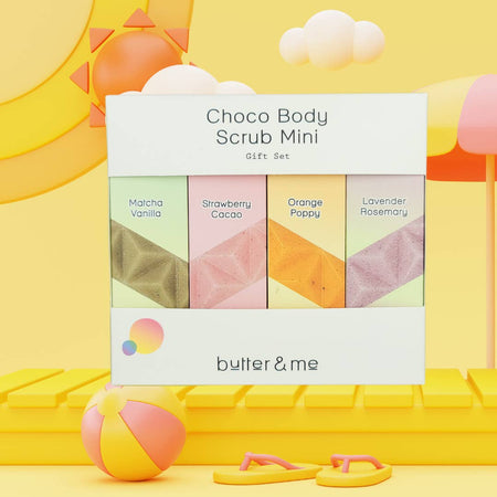 Choco Body Scrub Mini Gift Set