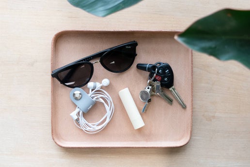 Leather Valet Tray — TheJ²Collection